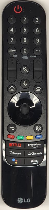 A photo of the AN-MR22GA remote.