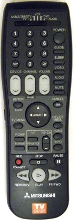 MITSUBISHI 290P111010 - MITSUBISHI 290P111A10, 290P111B10, 290P111C10, 290P111D10 Remote Control