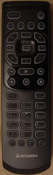 MITSUBISHI 290P175020 - MITSUBISHI 290P175A20, 290P175B20, 290P175C20 Remote Control