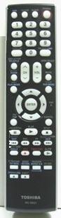 TOSHIBA 75006269 (WC-SBH22) TV/DVD/VCR Remote Control