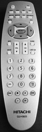 HITACHI CLU-4362S Remote Control