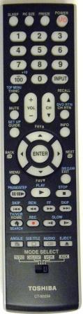 TOSHIBA CT-90259 Remote Control