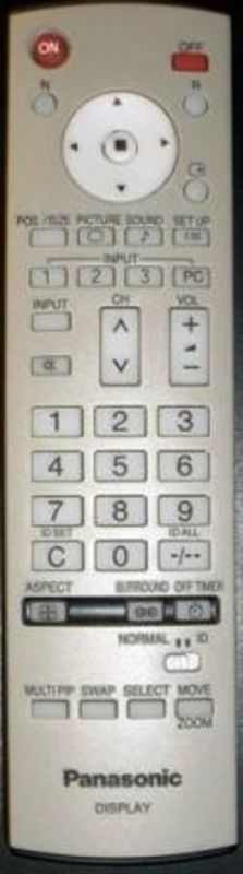 PANASONIC EUR7636070R Remote Control - RemoteControls.com | Remote 