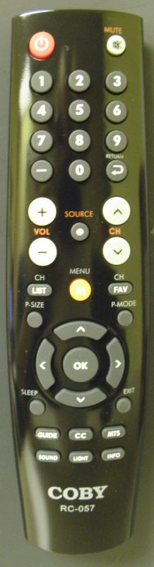 COBY RC-057 Remote Control - RemoteControls.com | Remote Controls