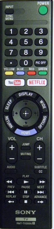 SONY RMT-TX300U Smart TV Remote - RemoteControls.com | Remote Controls