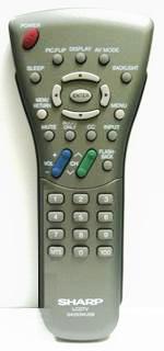 SHARP RRMCGA293WJSA - SHARP GA293WJSA TV Remote
