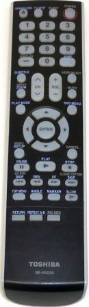 TOSHIBA SE-R0258 TV/DVD Remote Control