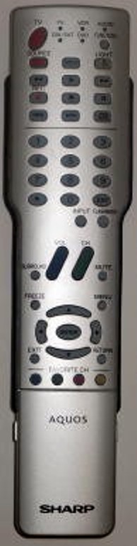 SHARP RRMCGA416WJSA - SHARP GA416WJSA Remote Control